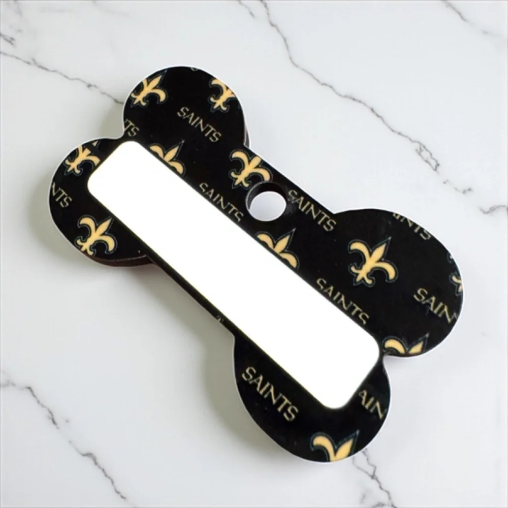 Paw-some Personalized Pet ID Tags: Make Them Unique! Double-sided I Handmade